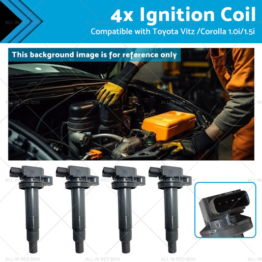 {{ 9091902240 4x Ignition Coils Suitablefor Toyota Vitz  00  or Corolla  13  1. 0i or 1. 5i }} - Buy Car Parts Online at {{ Kaka Auto Parts }}.