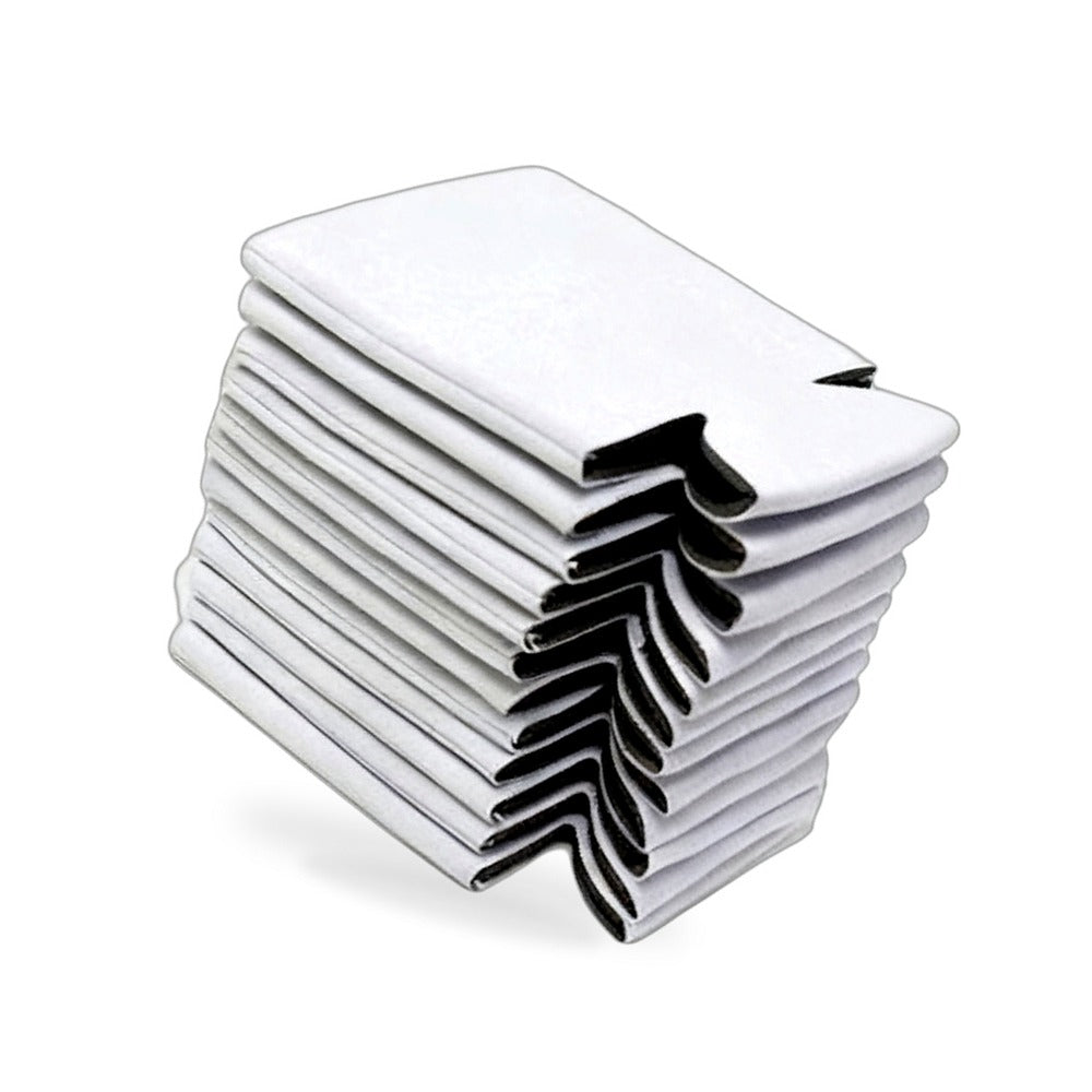 10x Foldable Insulated Beer Can Cooler Sleeve Covers Suitable For Reusable Drink Protection