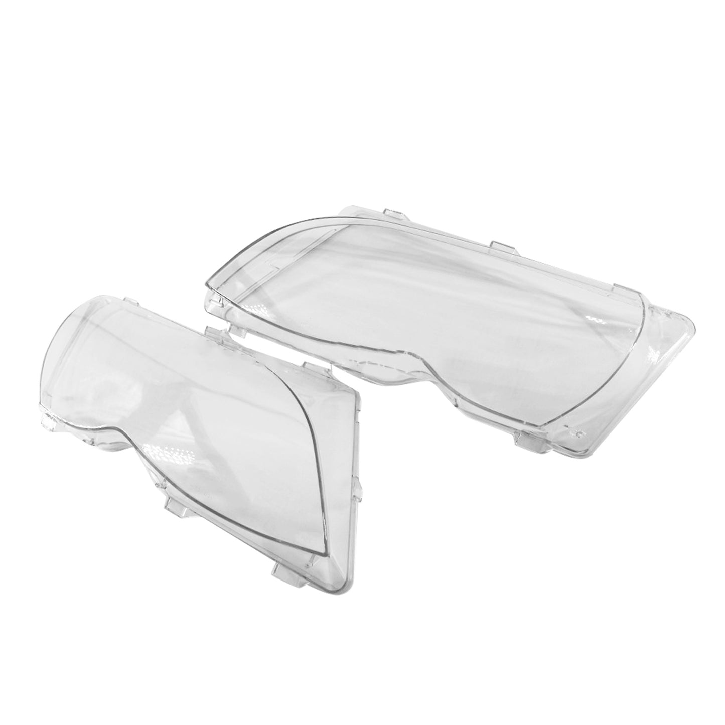 Car Front Headlight Headlamp Lens Cover Suitable for BMW 3-Series E46 4 Door