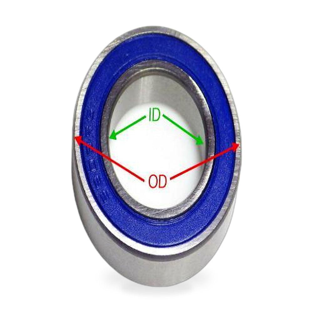 1/10x 5x8x2.5mm Bearings PTFE Rubber Seals RC 2728 4606 5114 1213 B020 MR85-2RS - ZT2