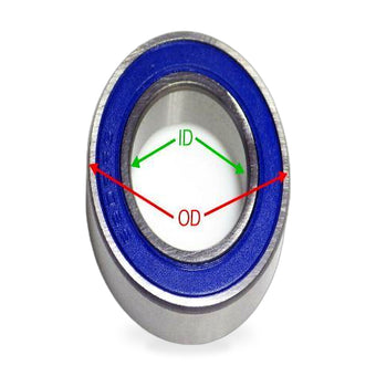 compare product 1/10x 5x8x2.5mm Bearings PTFE Rubber Seals RC 2728 4606 5114 1213 B020 MR85-2RS