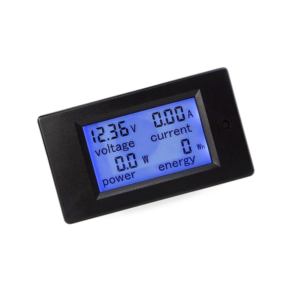 DC 6.5-100V 20-50-100A LCD Digital Combo Panel Volt Amp Power Watt Meter