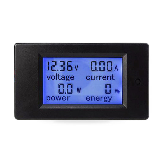 DC 6.5-100V 20-50-100A LCD Digital Combo Panel Volt Amp Power Watt Meter