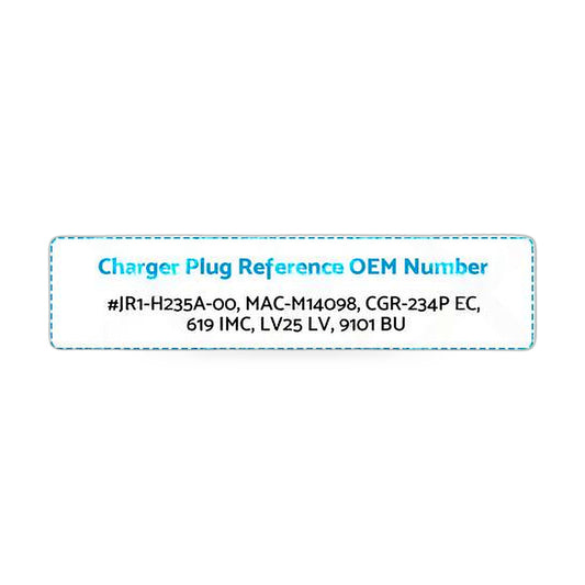 48V Golf Cart Charger Handle Plug & Receptacle Suitable for Yamaha G19 G22