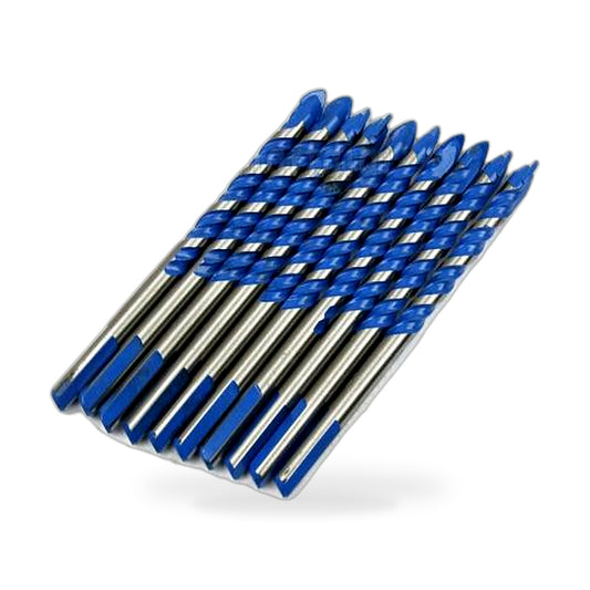 10x 6mm Tungsten Carbide Drill Bit Set Suitable for Porcelain Tile Concrete Bric