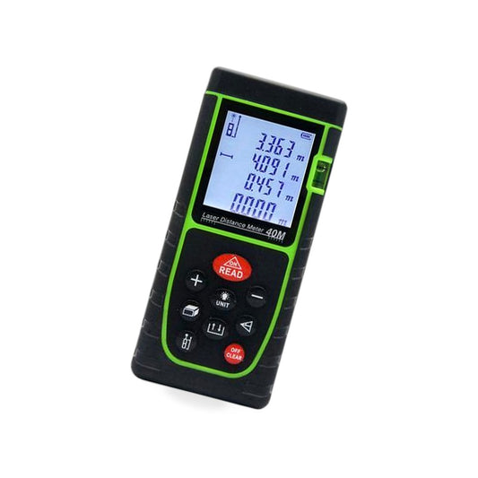 40m Handheld Digital Laser Distance Meter Measure Tape Range Finder