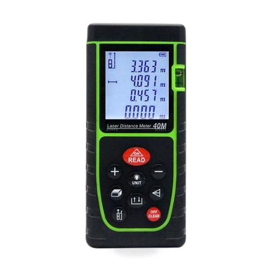 40m Handheld Digital Laser Distance Meter Measure Tape Range Finder