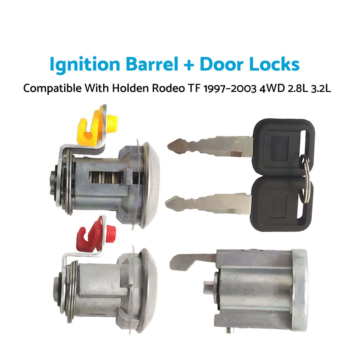 Ignition Barrel & Door Locks Suitable For Holden Rodeo TF 1997¡§C2003 4WD 2.8L 3.2L