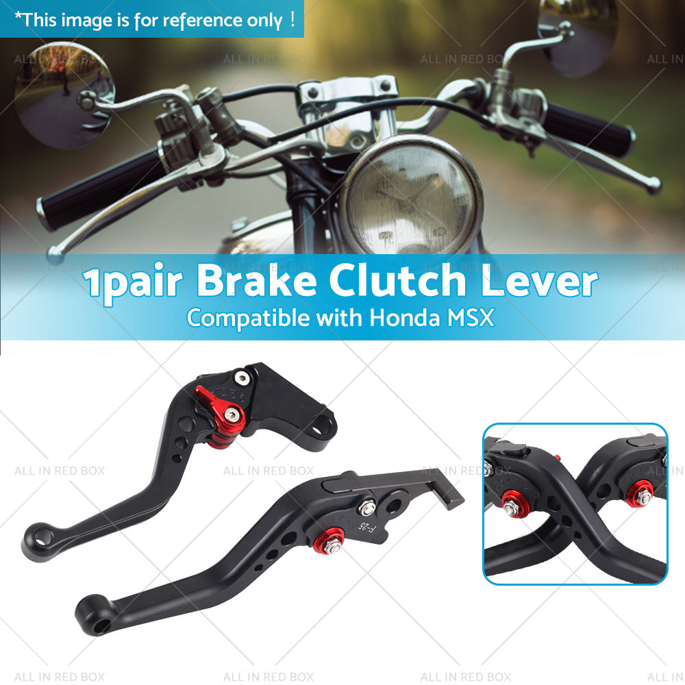 {{ Short Brake Clutch Levers Suitable For Honda MSX 125 Grom MSX 125 SF 2013-2023 }} - Buy Car Parts Online at {{ Kaka Auto Parts }}.