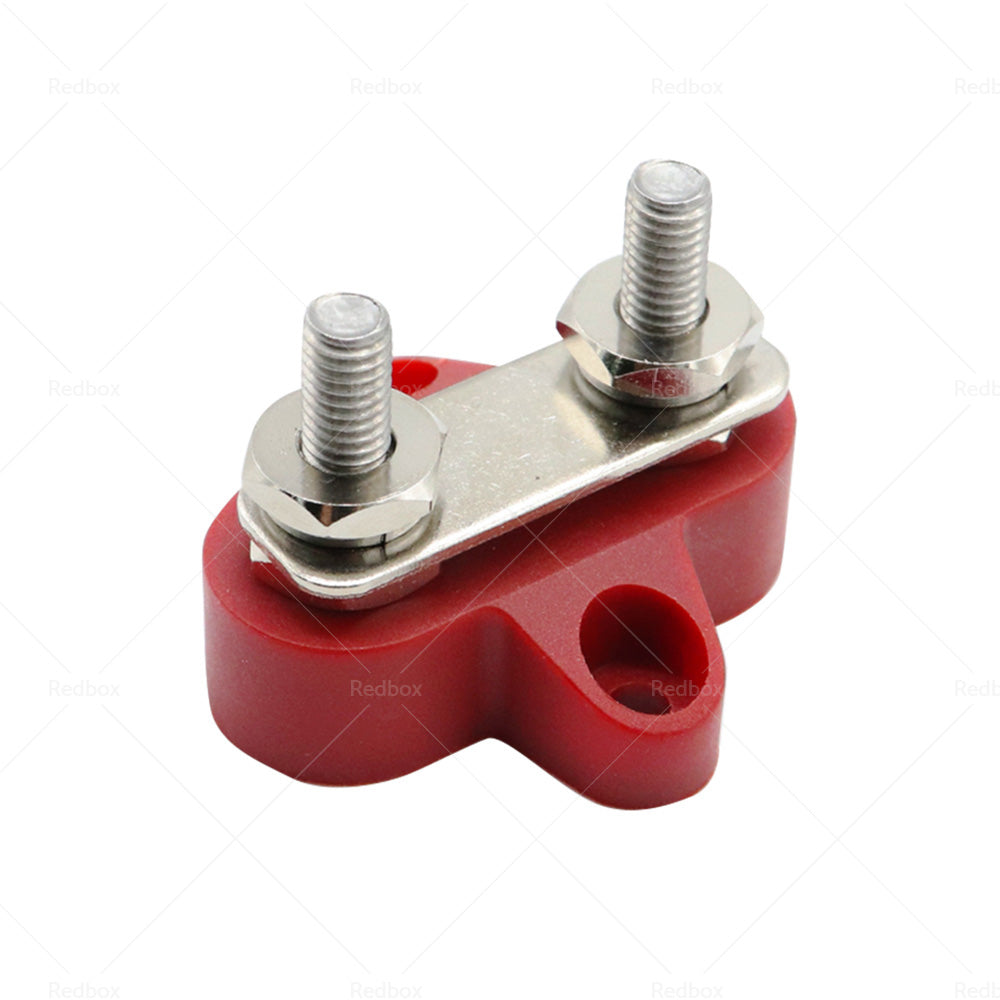 {{ M6 Bus Bar Terminal Block Heavy Duty Red Dual Power Distribution Stud }} - Buy Car Parts Online at {{ Kaka Auto Parts }}.