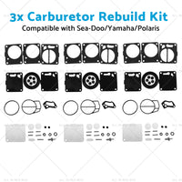 {{ 3x Carburetor Carb Rebuild Repair Kit Suitable Sea-Doo SP SPI SPX HX GS GSI GSX }} - Buy Car Parts Online at {{ Kaka Auto Parts }}.