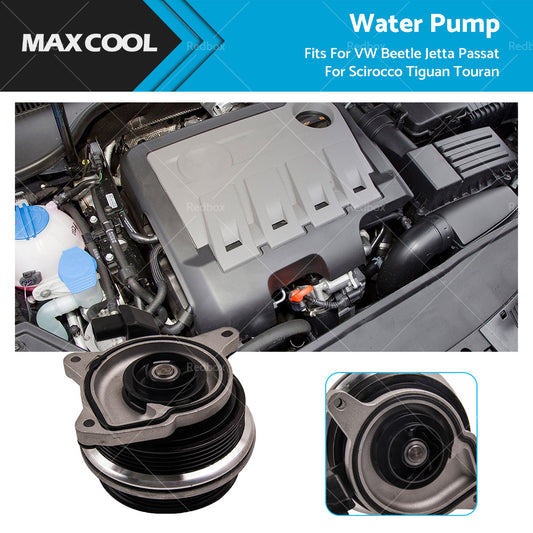 {{ 1. 4T Water Pump Fit For VW Golf Jetta Passat Scirocco Tiguan Touran 03C121004J }} - Buy Car Parts Online at {{ Kaka Auto Parts }}.