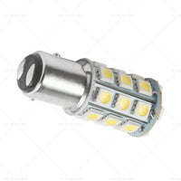 {{ 2x 12V BA15D LED White 27 SMD 5050 For Caravan Car Auto Indicator Signal Light }} - Buy Car Parts Online at {{ Kaka Auto Parts }}.