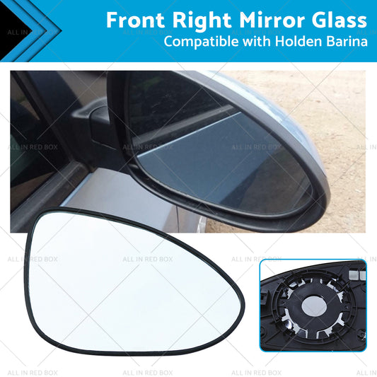 {{ Suitable for Holden Barina 2011-ON Right Mirror Glass With Back Plate NO HEATED }} - Buy Car Parts Online at {{ Kaka Auto Parts }}.
