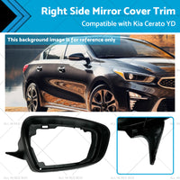 {{ Right Side Mirror Cover Trim Suitable for ?Kia Cerato YD 2013-2018 Matte Black }} - Buy Car Parts Online at {{ Kaka Auto Parts }}.