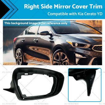 compare product Right Side Mirror Cover Trim Suitable for ?Kia Cerato YD 2013-2018 Matte Black