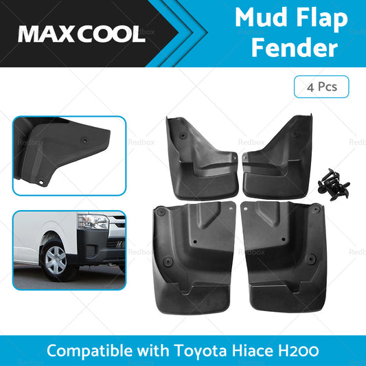{{ 4x Splash Guard Mud Flap Fender Mudguard Suitable for Toyota Hiace H200 Series }} - Buy Car Parts Online at {{ Kaka Auto Parts }}.