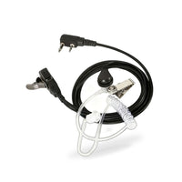 2PCS Covert Acoustic Tube Earpiece Headset Mic Suitable for Kenwood