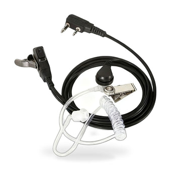 compare product 2PCS Covert Acoustic Tube Earpiece Headset Mic Suitable for Kenwood