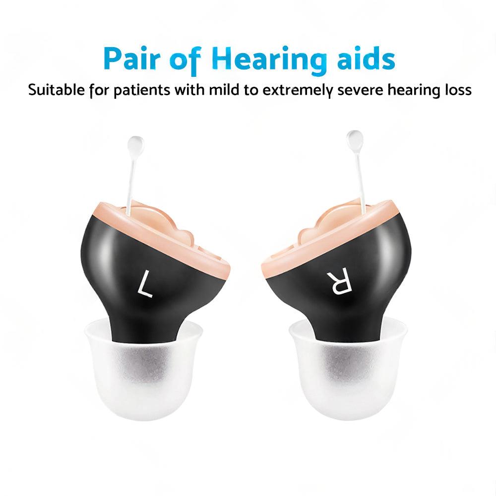 Mini Hearing Aids Digital Invisible In Ear Small Sound Voice Amplifier Enhancer