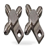 3 AN Male Stainless Steel Brake Hose Tee Block Pair Suitable for Universal Use