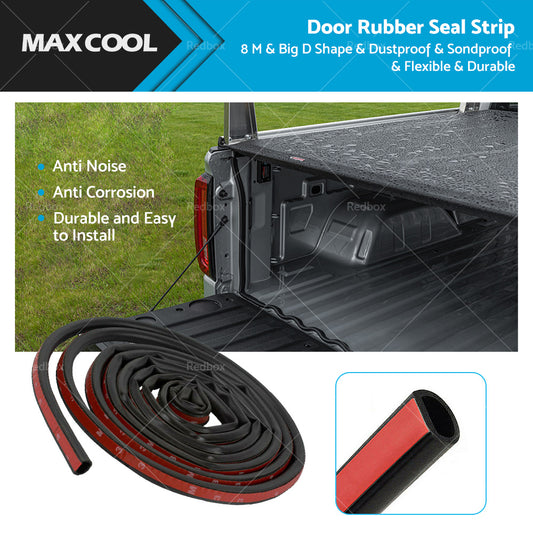 {{ 8M Big D shape Car Truck Motor Door Rubber Seal Strip Weatherstrip Seals AU }} - Buy Car Parts Online at {{ Kaka Auto Parts }}.