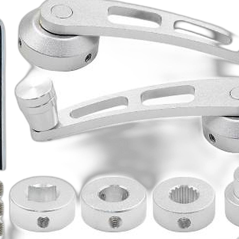 Chrome Billet Aluminum 4 1/4 Window Crank Handle For Hot Rod Chevy Ford Chrysler - XQ1