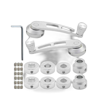 compare product Chrome Billet Aluminum 4 1/4 Window Crank Handle For Hot Rod Chevy Ford Chrysler