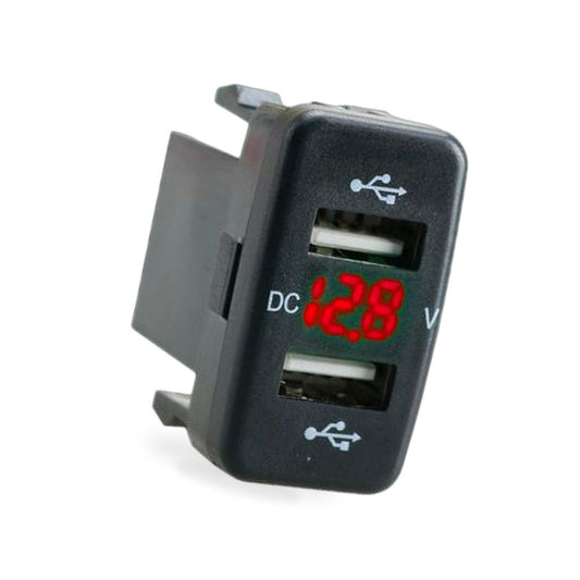 Dual USB Charger Volt Meter Suitable for Toyota Land Cruiser 200 Series
