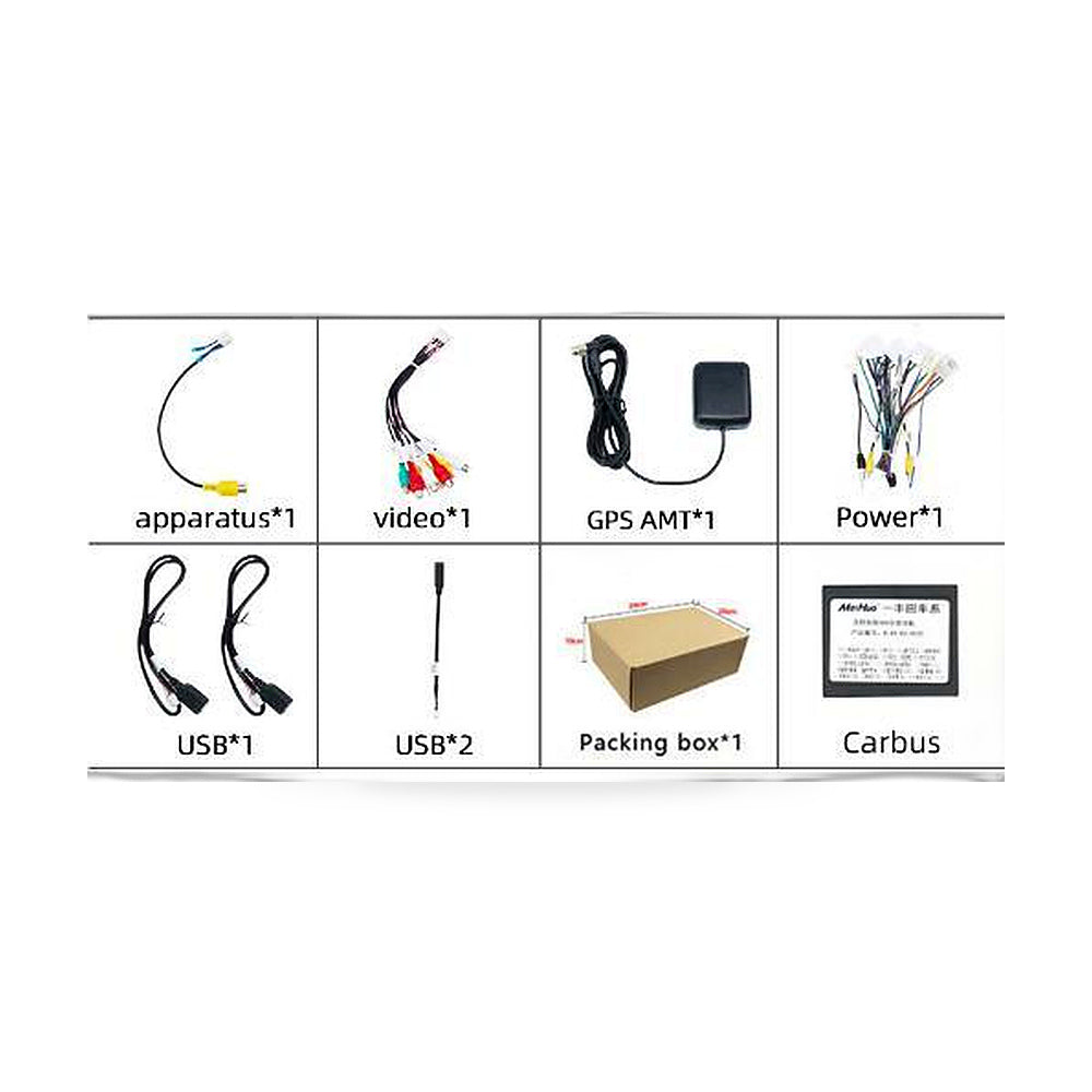 10'' Head Unit Android 13 4GB+64GB GPS Navi Suitable For Toyota Prado 2014–2017 - ZT2