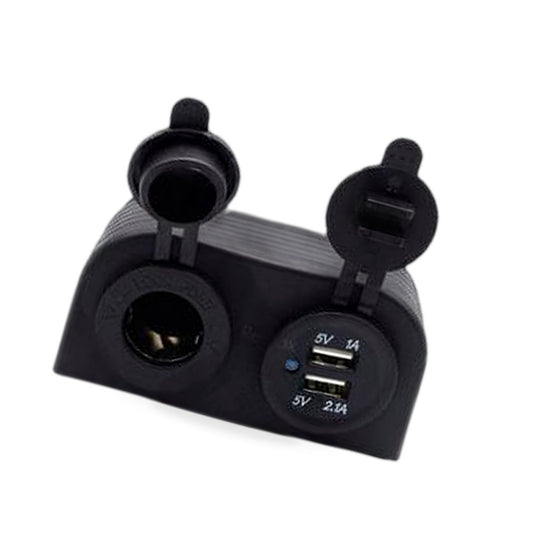 12V Dual USB Port Charger Socket Suitable for Car Boat Caravan