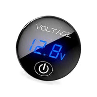 Car Panel Voltmeter 2PCS Suitable for Universal Vehicles