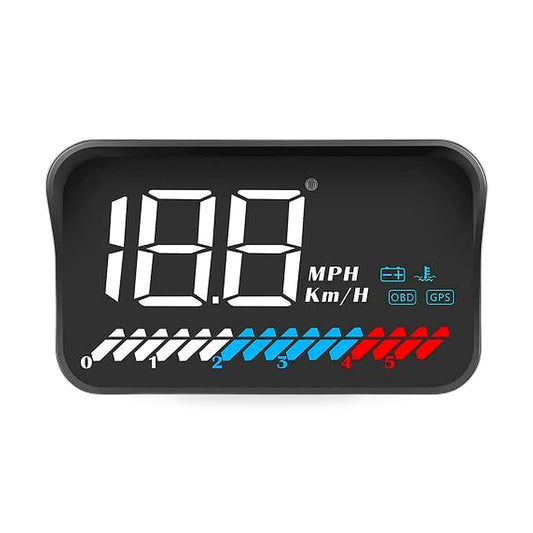 Head Up Display Suitable for Most Vehicles 3.5inch OBD GPS Dual System