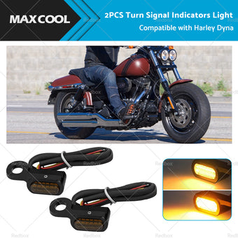 compare product LED Mini Turn Signal Light Suitable for Harley Dyna Indicator Blinker Lamp Smoke