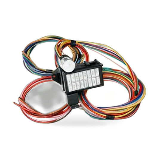 14 Circuit Wiring Harness Suitable for Street Hot Rat Rod Custom Universal Wire