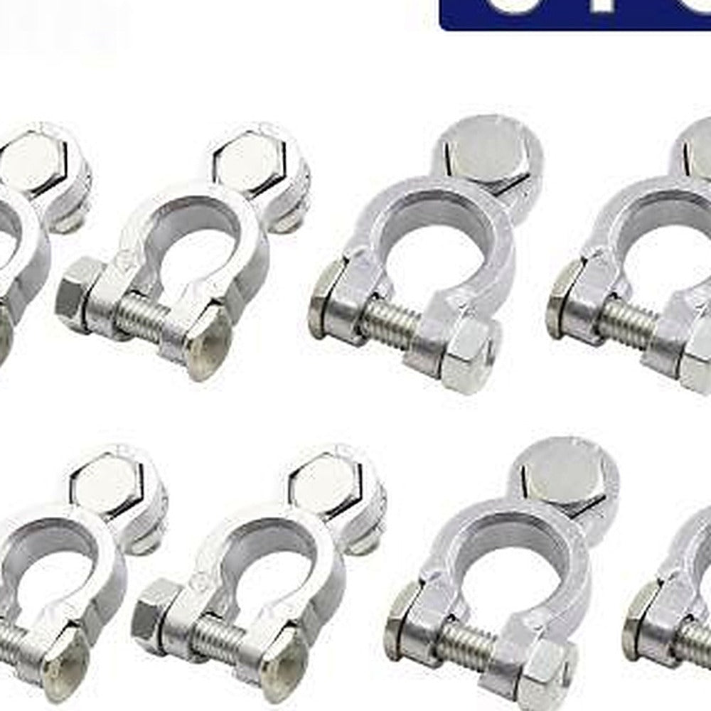 8PCS Car Battery Terminals Positive Negative Connectors Suitable for Most Car Bo