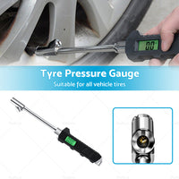 30 PSI Tire Pressure Guage Digital Car Bike Truck Air Meter Tester Tyre Gauge