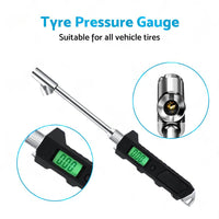 30 PSI Tire Pressure Guage Digital Car Bike Truck Air Meter Tester Tyre Gauge