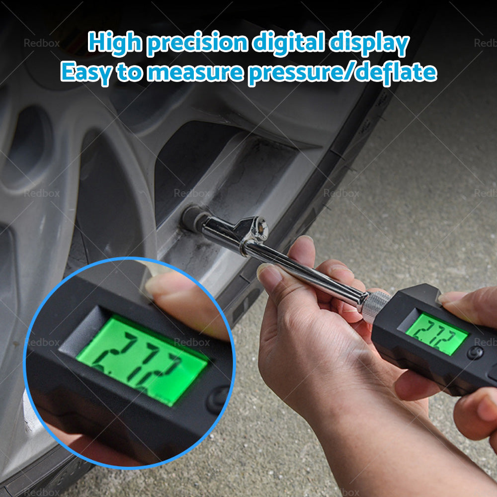 30 PSI Tire Pressure Guage Digital Car Bike Truck Air Meter Tester Tyre Gauge