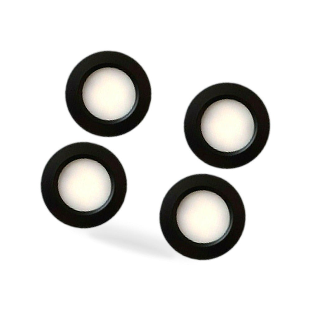 12V Spot Lights Dimmable Caravan Boat Black Downlight Warm White AU New - BD1
