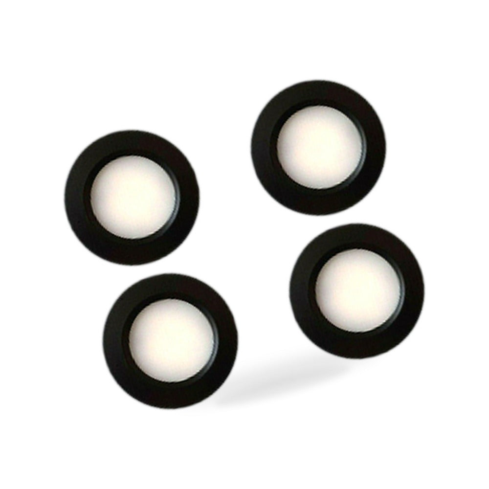 12V Spot Lights Dimmable Caravan Boat Black Downlight Warm White AU New - BD4
