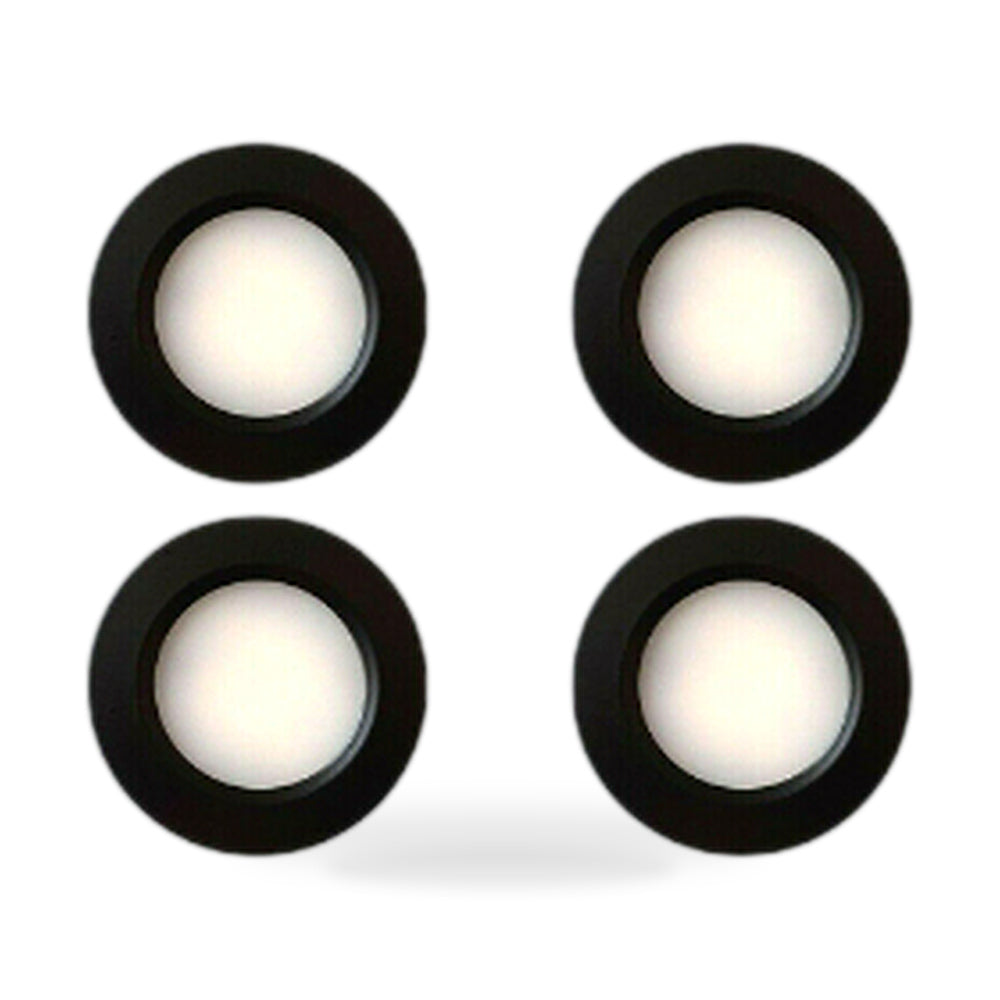12V Spot Lights Dimmable Caravan Boat Black Downlight Warm White AU New - ZT2