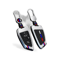 Key Fob Cover Case, Keychain, Metal Shell Cover Compatible for BMW 2 5 6 7 X1 X2 X3 X5 X6 Series - BD1