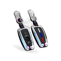 Key Fob Cover Case, Keychain, Metal Shell Cover Compatible for BMW 2 5 6 7 X1 X2 X3 X5 X6 Series - BD1