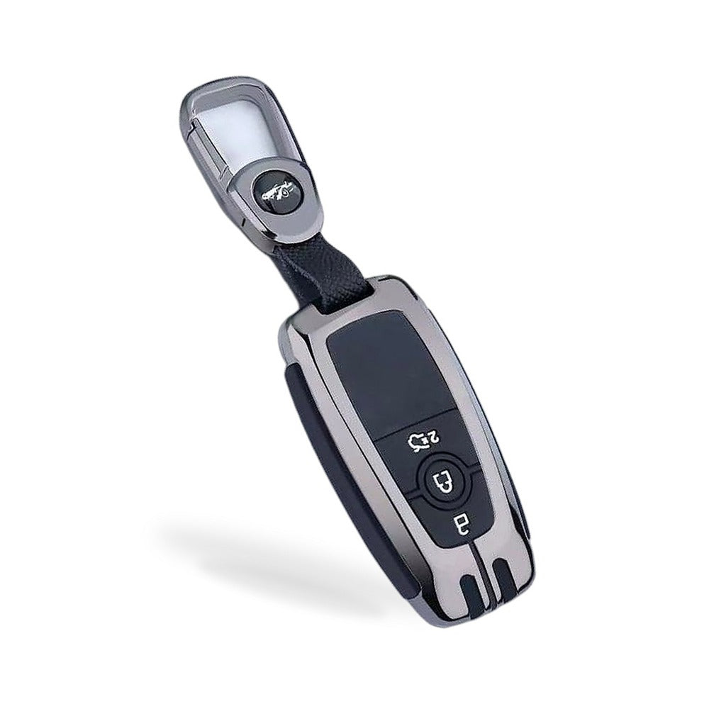 Zinc Alloy Remote Key Fob Cover Case For Ford Mustang EcoSport Edge Explorer - BD1