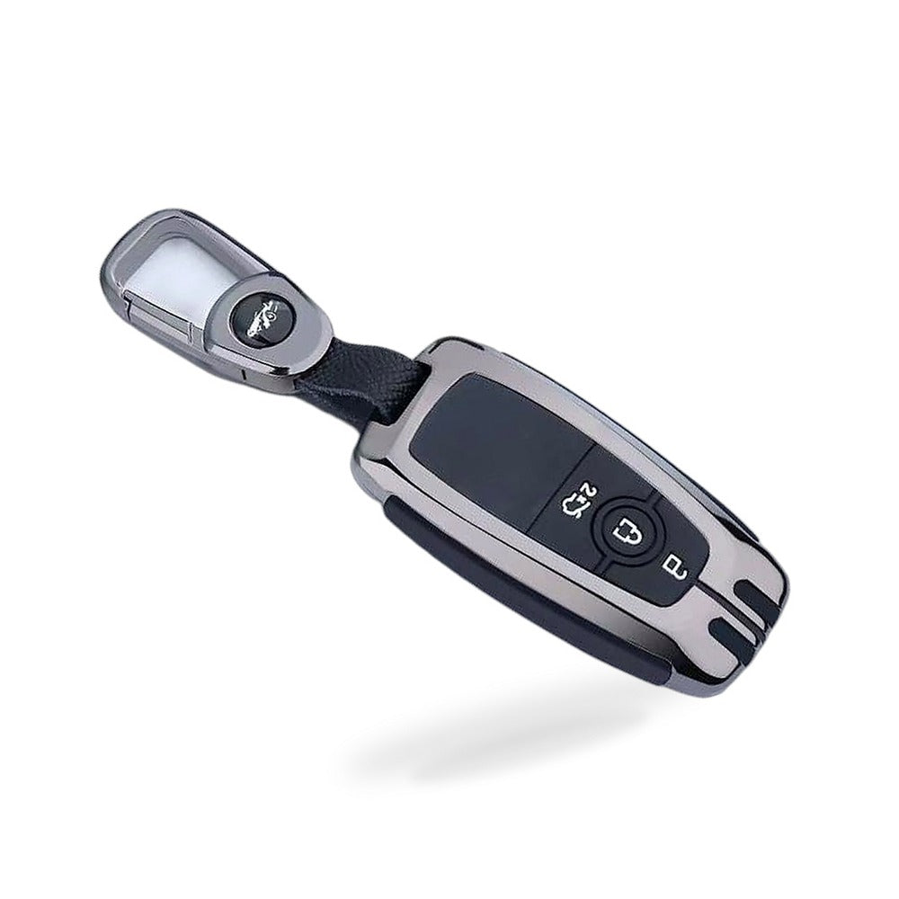 Zinc Alloy Remote Key Fob Cover Case For Ford Mustang EcoSport Edge Explorer - BD4