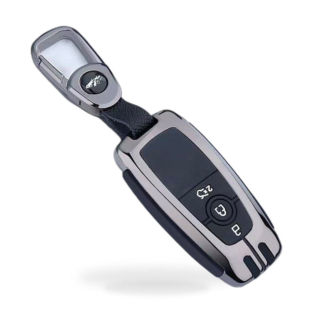 Zinc Alloy Remote Key Fob Cover Case For Ford Mustang EcoSport Edge Explorer - ZT3