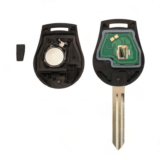 3-Button Complete Remote Car Key 433MHz Suitable for Nissan X-Trail T31