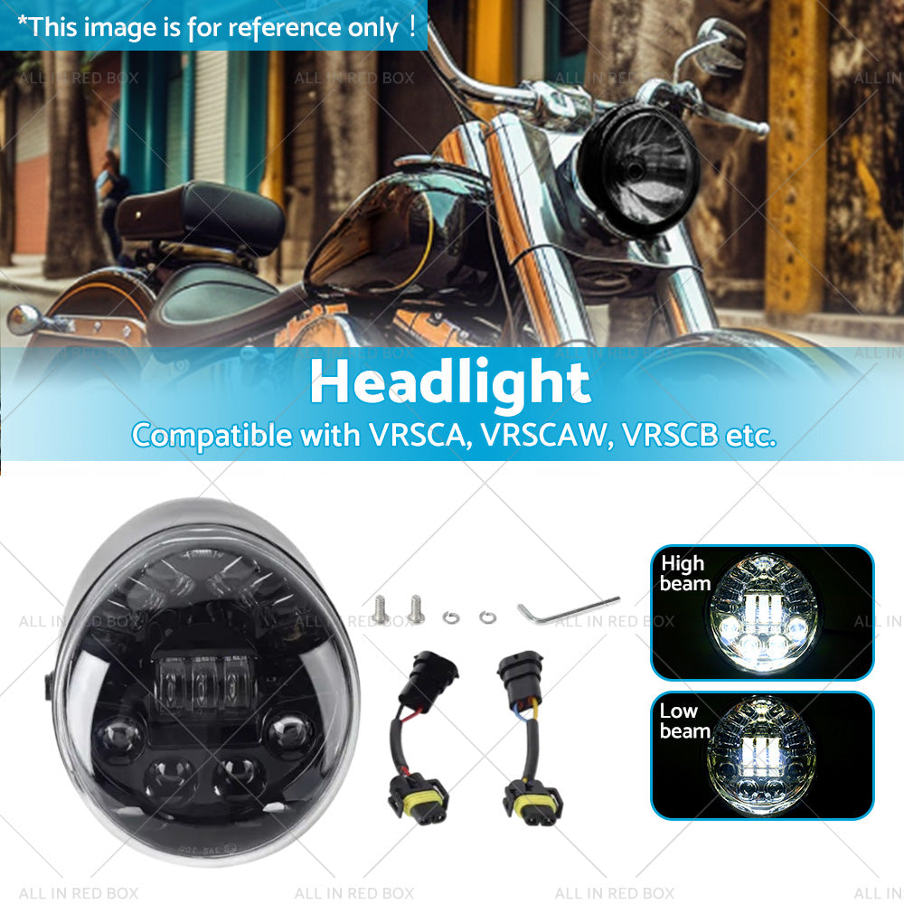 {{ LED Headlight Hi Lo Lamp Suitable For Harley Davidson VROD V-Rod VRSC VRSCA }} - Buy Car Parts Online at {{ Kaka Auto Parts }}.
