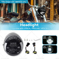 {{ LED Headlight Hi Lo Lamp Suitable For Harley Davidson VROD V-Rod VRSC VRSCA }} - Buy Car Parts Online at {{ Kaka Auto Parts }}.